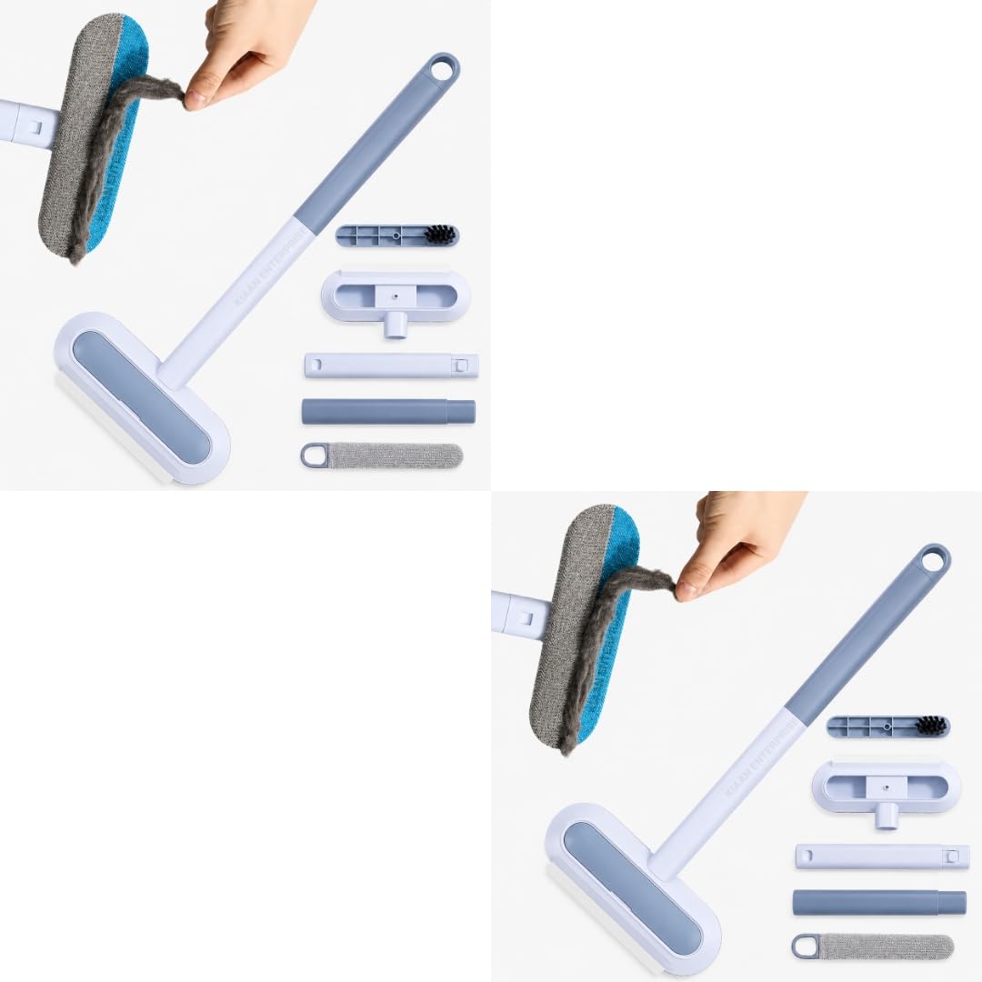 Velocitytoys™ - 4-in-1 Pet Hair Remover with 17in Handle
