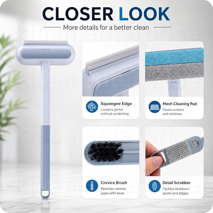 Velocitytoys™ - 4-in-1 Pet Hair Remover with 17in Handle