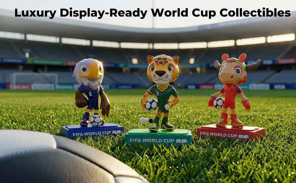 Velocitytoys™ - Kubvici 2026 World Cup Mascot 5" Figure in Acrylic Case