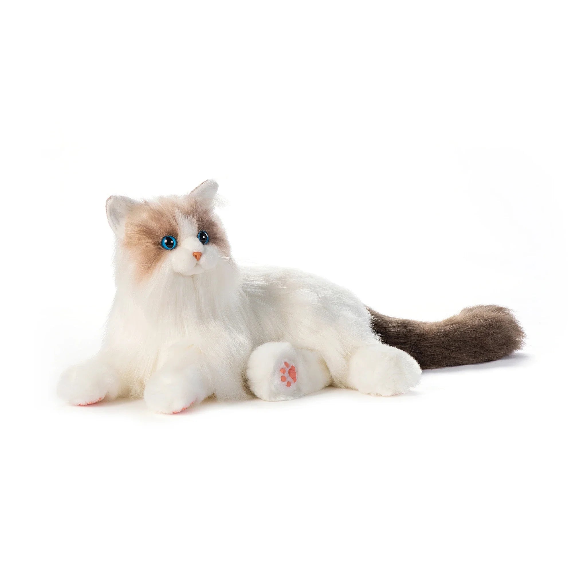 Velocitytoys™ - Percy Robot Cat – Voice,Purring & Heartbeat for Comfort