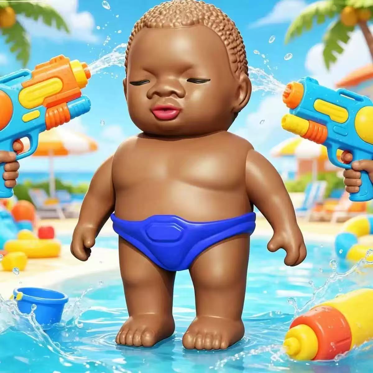 Velocitytoys™ - Natasha Water Gun Prank Funny Doll