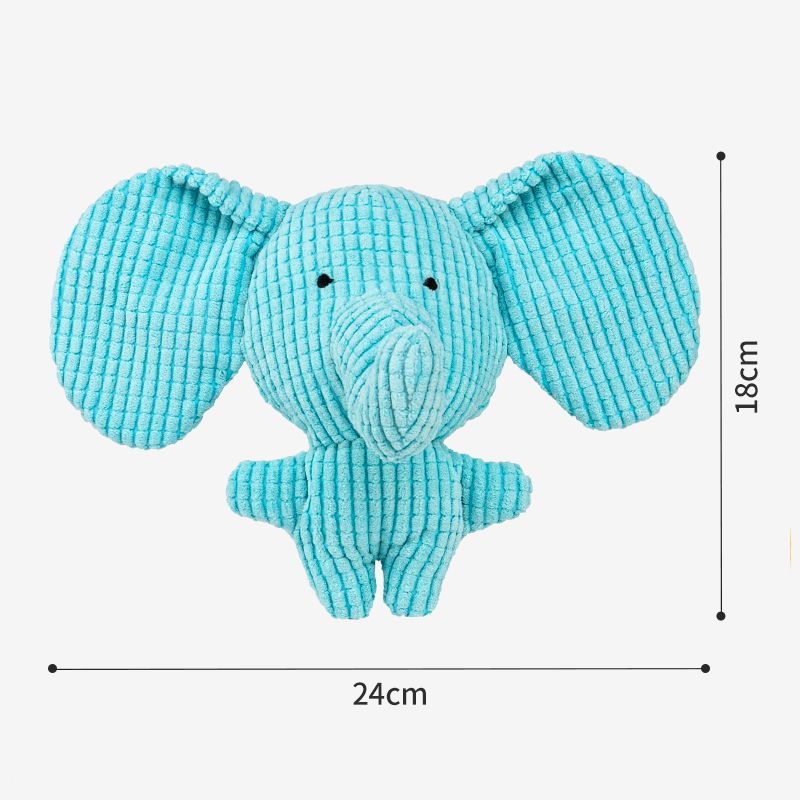 Velocitytoys™ —Durable Charging Duck Chew Teething Plush Elephant Pet