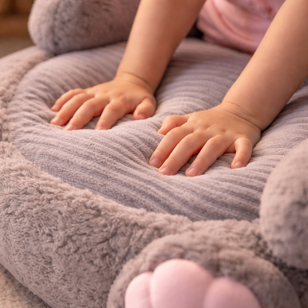 Velocitytoys™ – Ultra Soft Bunny Plush Chair