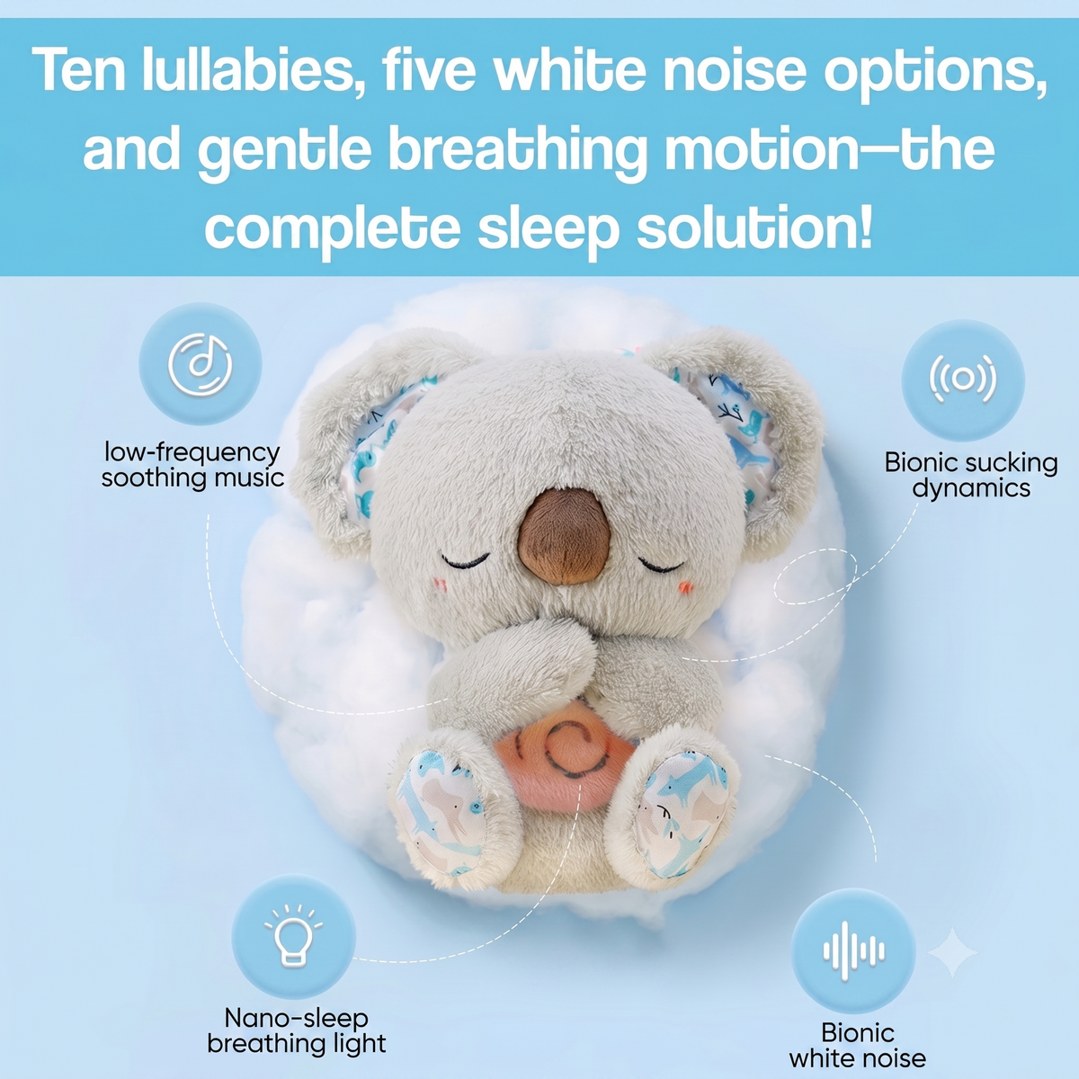 Velocitytoys™-MultiSense Sleep & Anxiety Companion