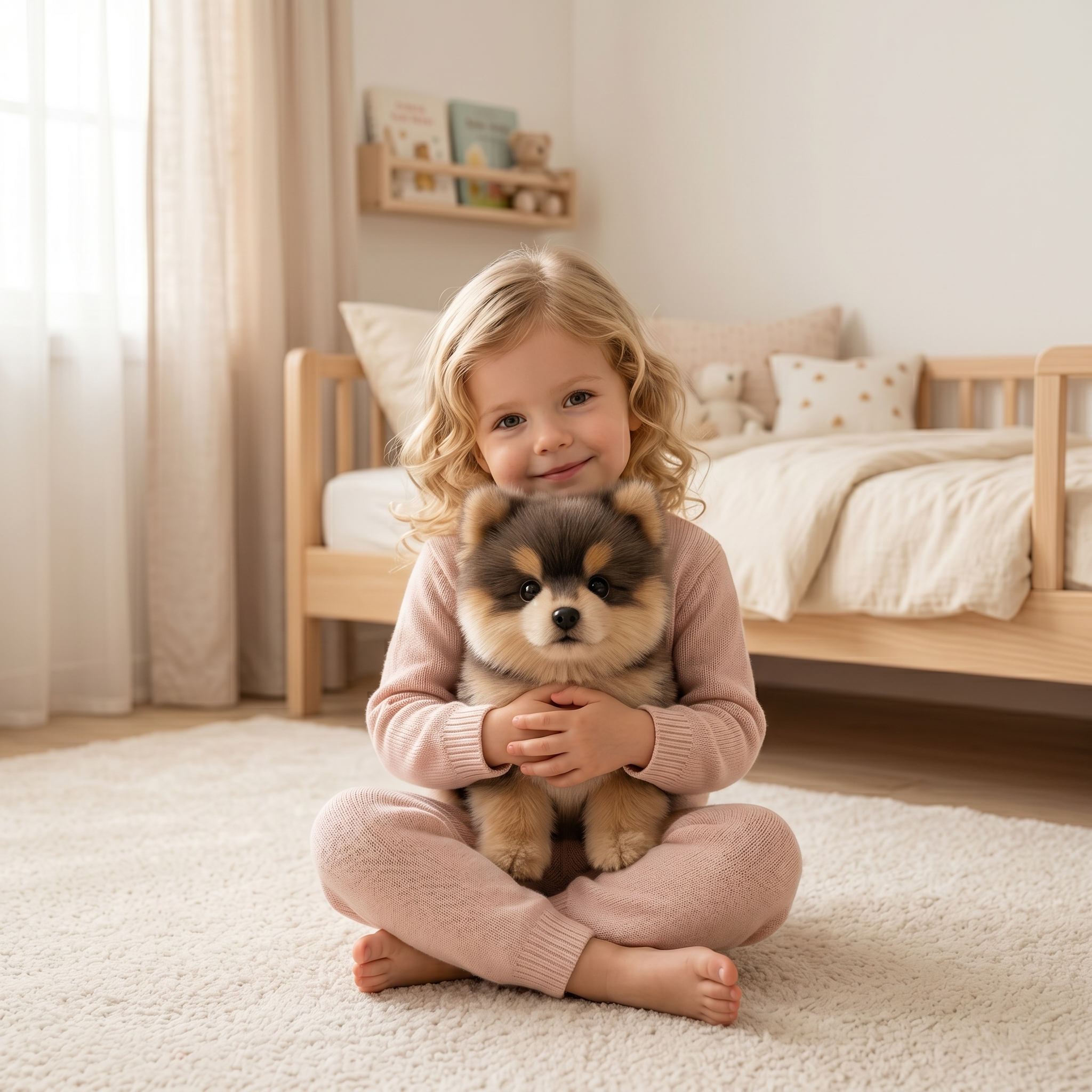 Velocitytoys™- Realistic Pom Puppy Plush