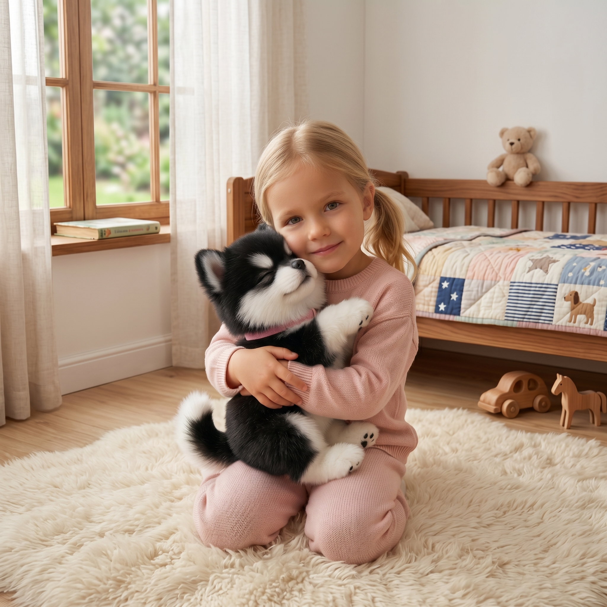 Velocitytoys™- Realistic Pom Puppy Plush