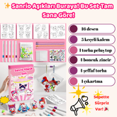 VelocityToys 3D Sanrio Boyama Köpük Seti , Sevimli Karakterler, Eğitici Oyunlar