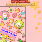 VelocityToys MiniMoji Köpük Seti, 3D Kabaran Figürler, Okul Öncesi Aktivite