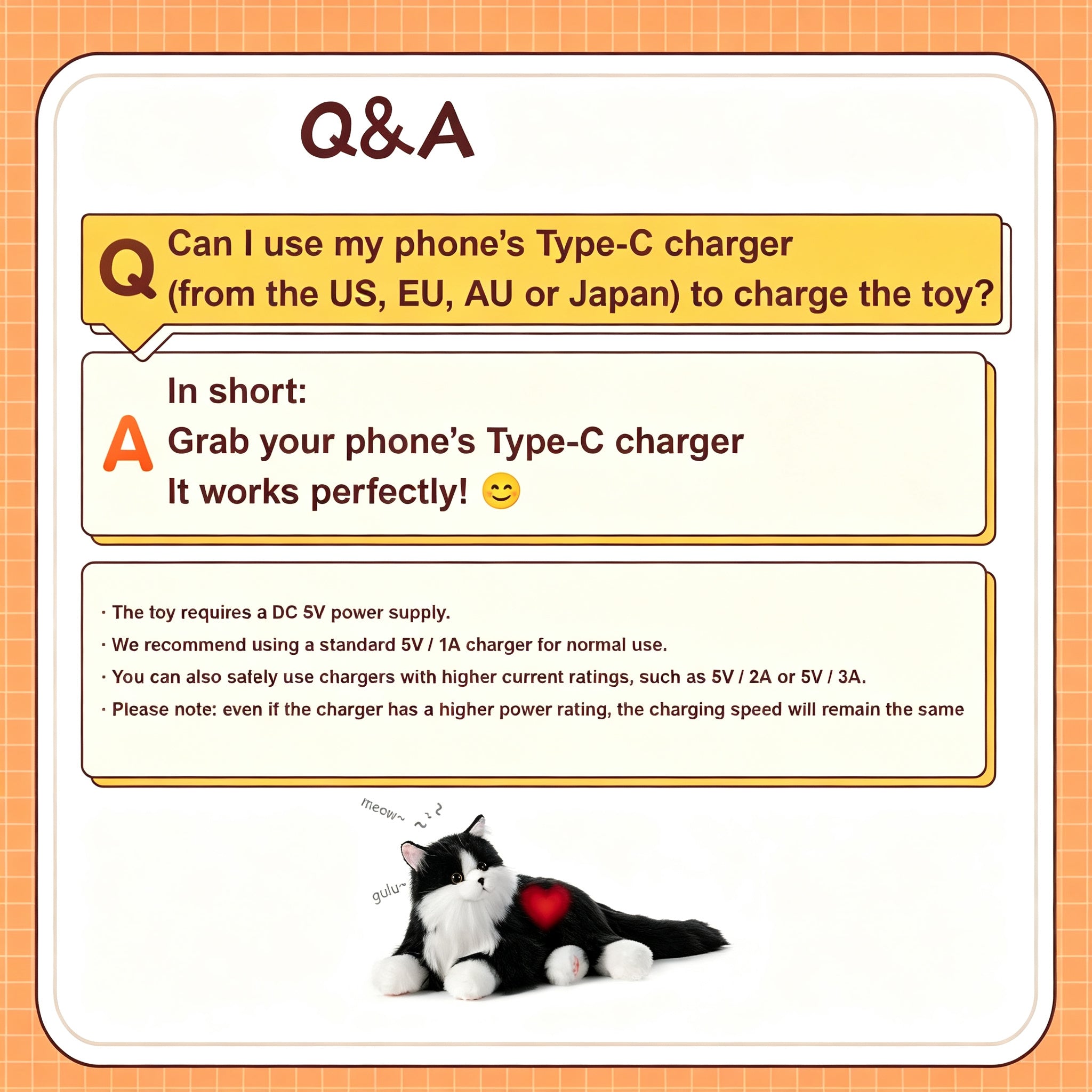Velocitytoys™ - Percy Robot Cat - Interactive Emotional Support Pet Weighted