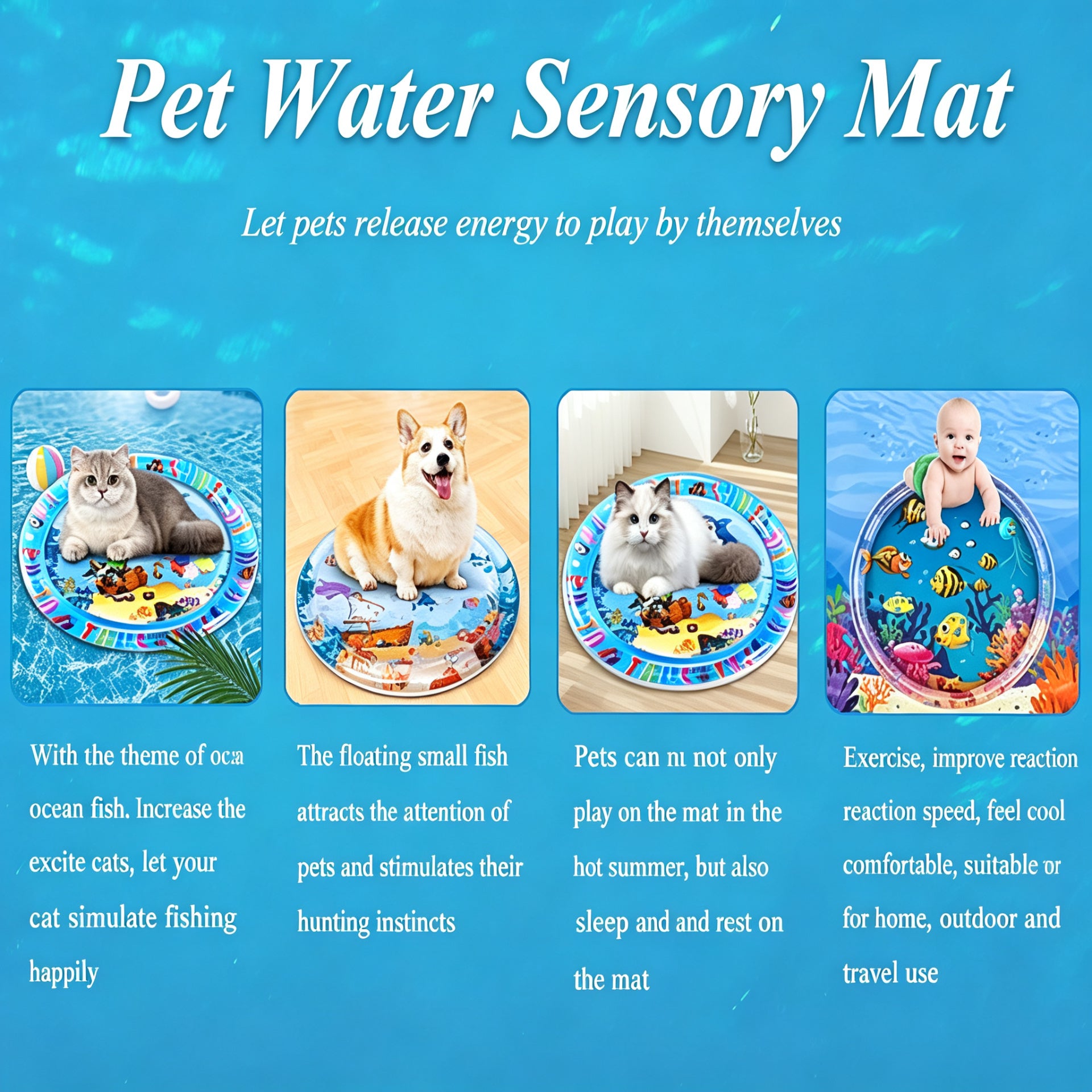 Velocitytoys™ - NEW Pet Summer Water Bed