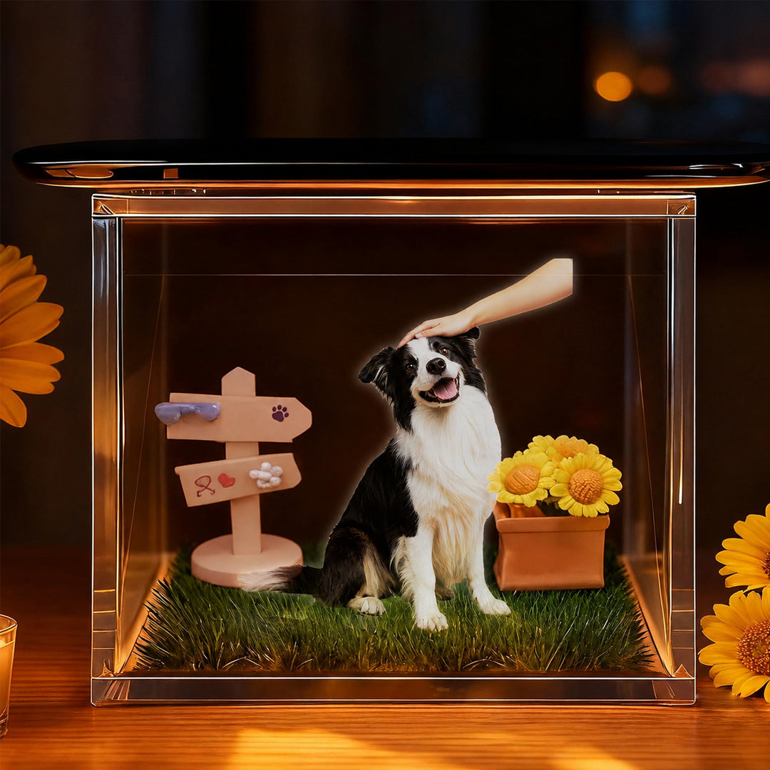 Velocitytoys™ - Custom Pet Holographic Memorial Box