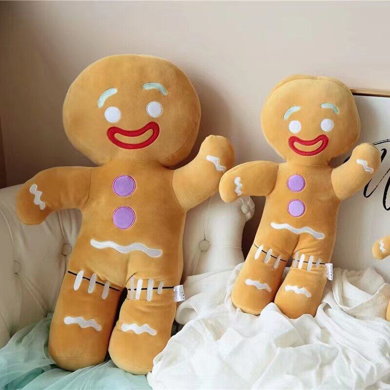 Velocitytoys™– Gingerbread Man Plush Toy – Soft Decorative Teddy & Cozy Gift