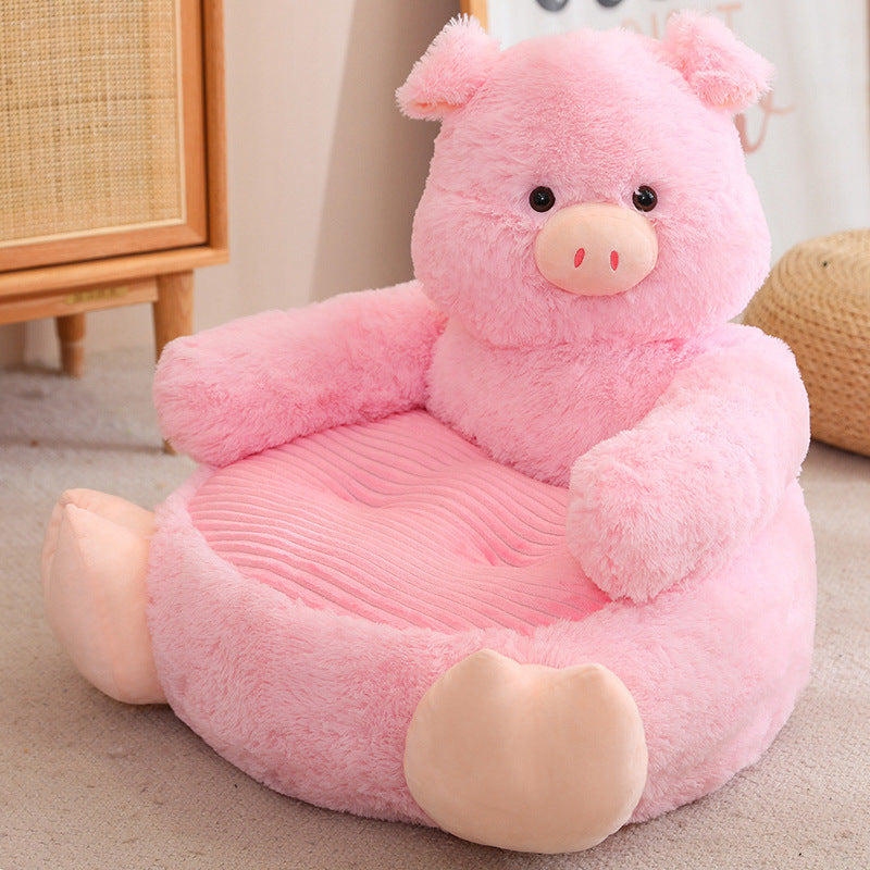 Velocitytoys™–  Ultra Soft Pig Plush Chair