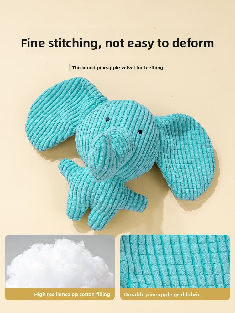 Velocitytoys™ —Durable Charging Duck Chew Teething Plush Elephant Pet