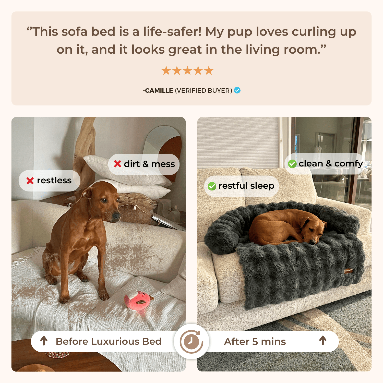 Velocitytoys™–  Luxurious Sofa Bed