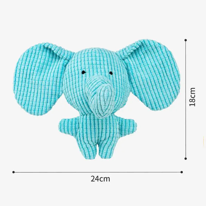 Velocitytoys™ —Durable Charging Duck Chew Teething Plush Elephant Pet