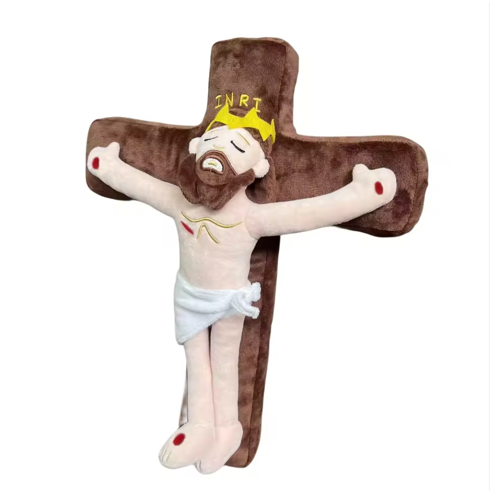 Velocitytoys™-Jesus on the Cross Plush Toy