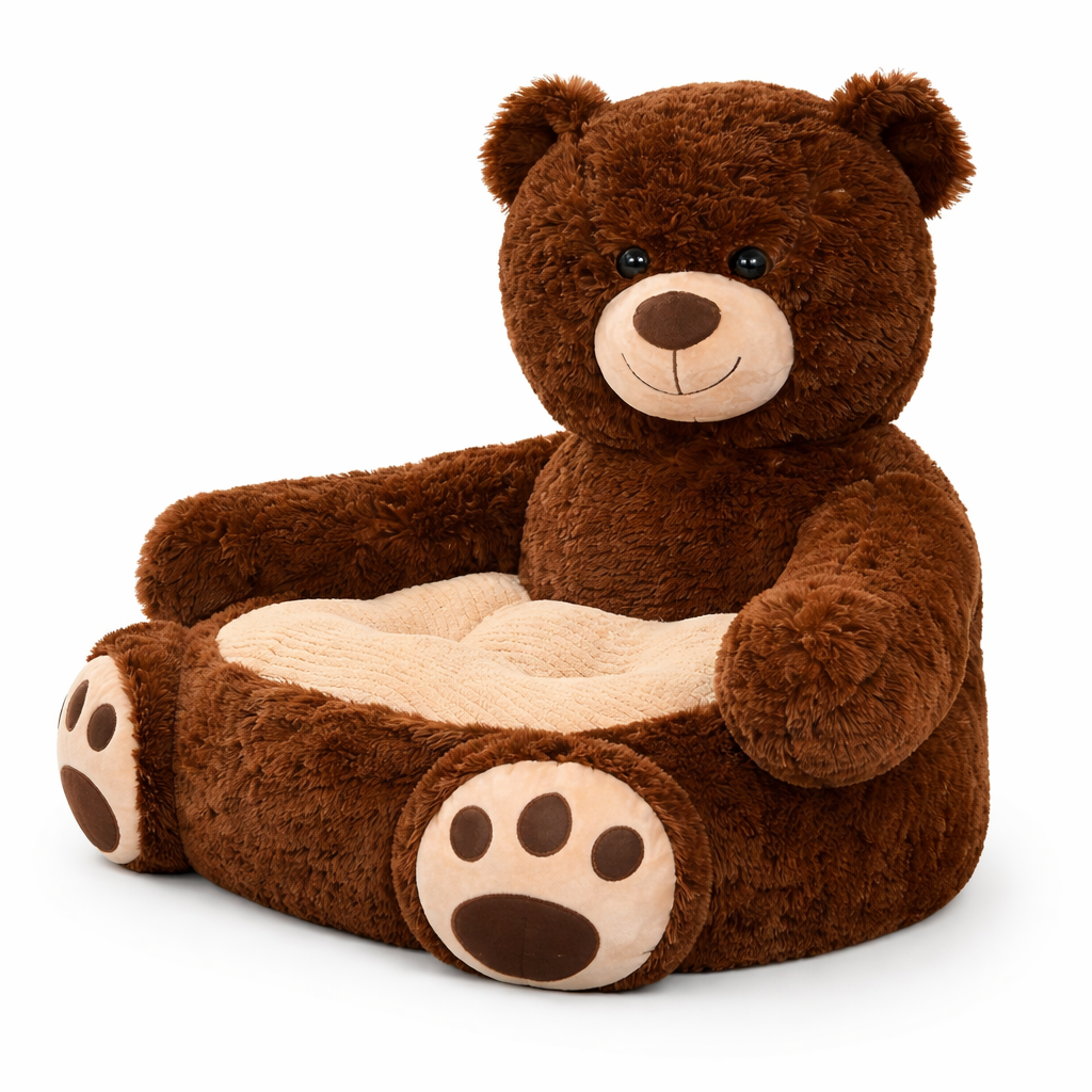 Velocitytoys™ – Ultra Soft Bear Plush Chair