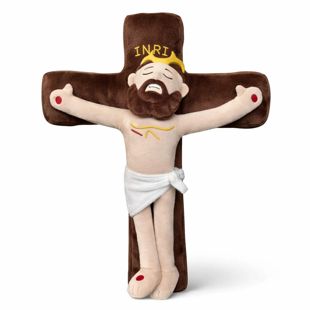 Velocitytoys™-Jesus on the Cross Plush Toy