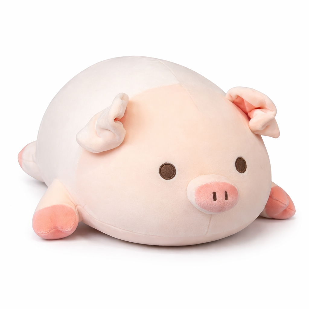 Velocitytoys™– Ultra Soft Pig Pillow Plush | Baby & Kids Comfort Cushion