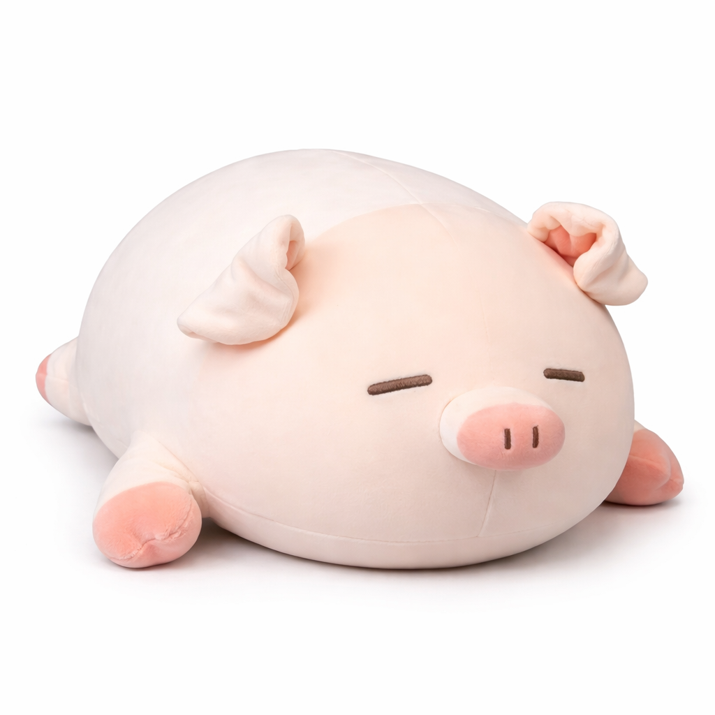 Velocitytoys™– Ultra Soft Pig Pillow Plush | Baby & Kids Comfort Cushion