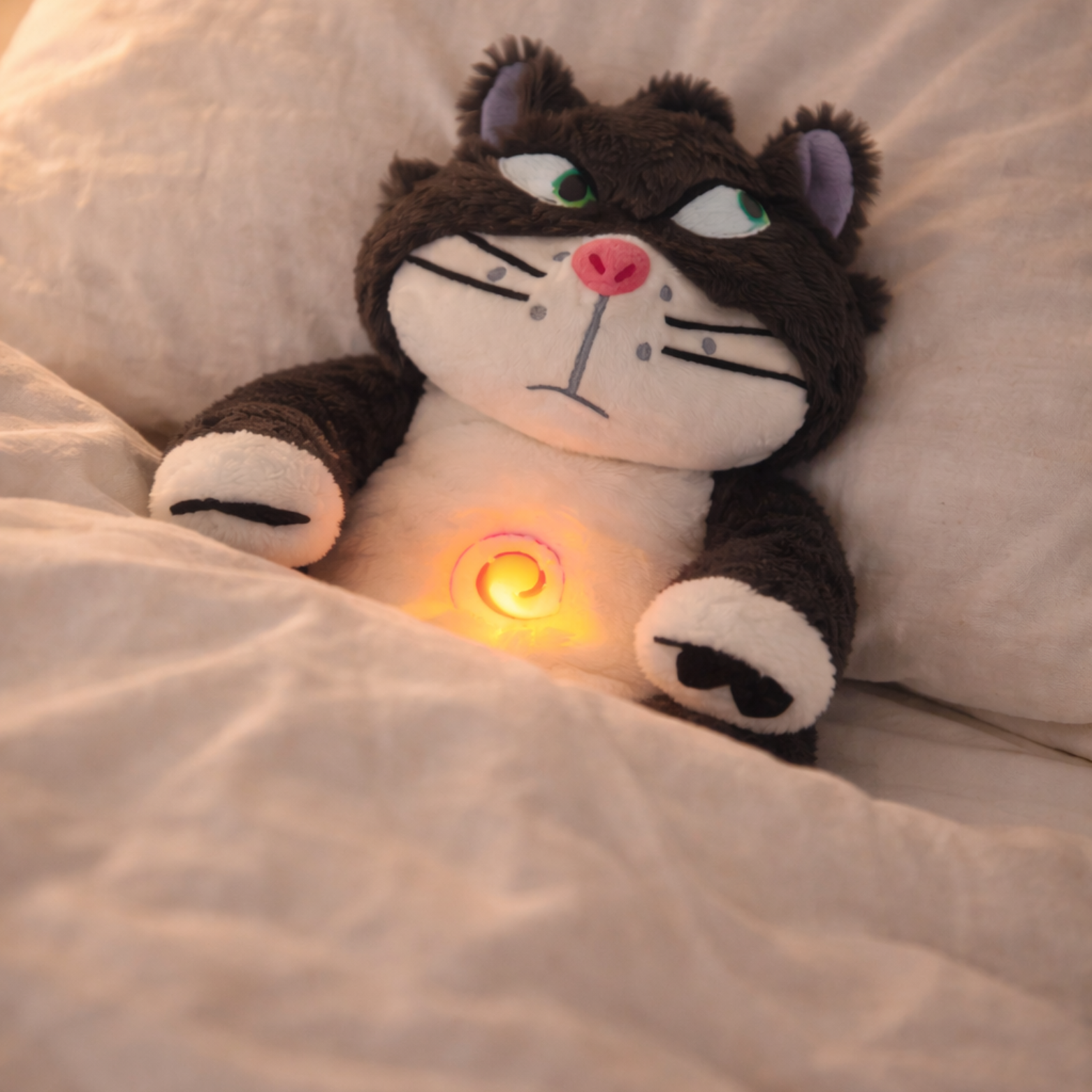Velocitytoys™-Breathing Anti-Stress Plush Toy Light & Music