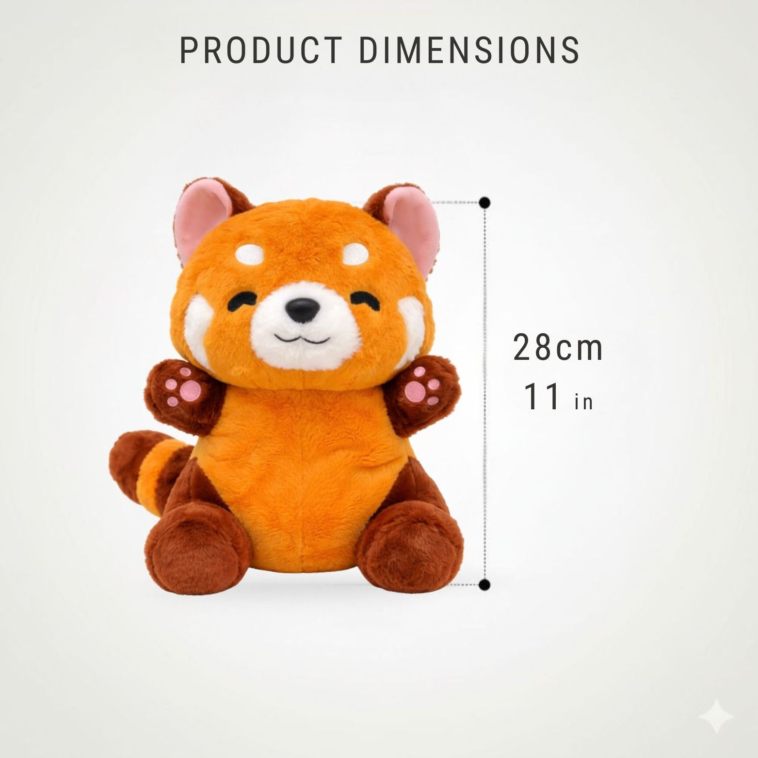 Velocitytoys™– Red Panda Breathing Plush with Melody – Calming Sleep Cuddle Toy