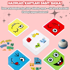 VelocityToys İfade Küp Oyunu, Montessori Bulmaca, Eğitici Masa Oyunu