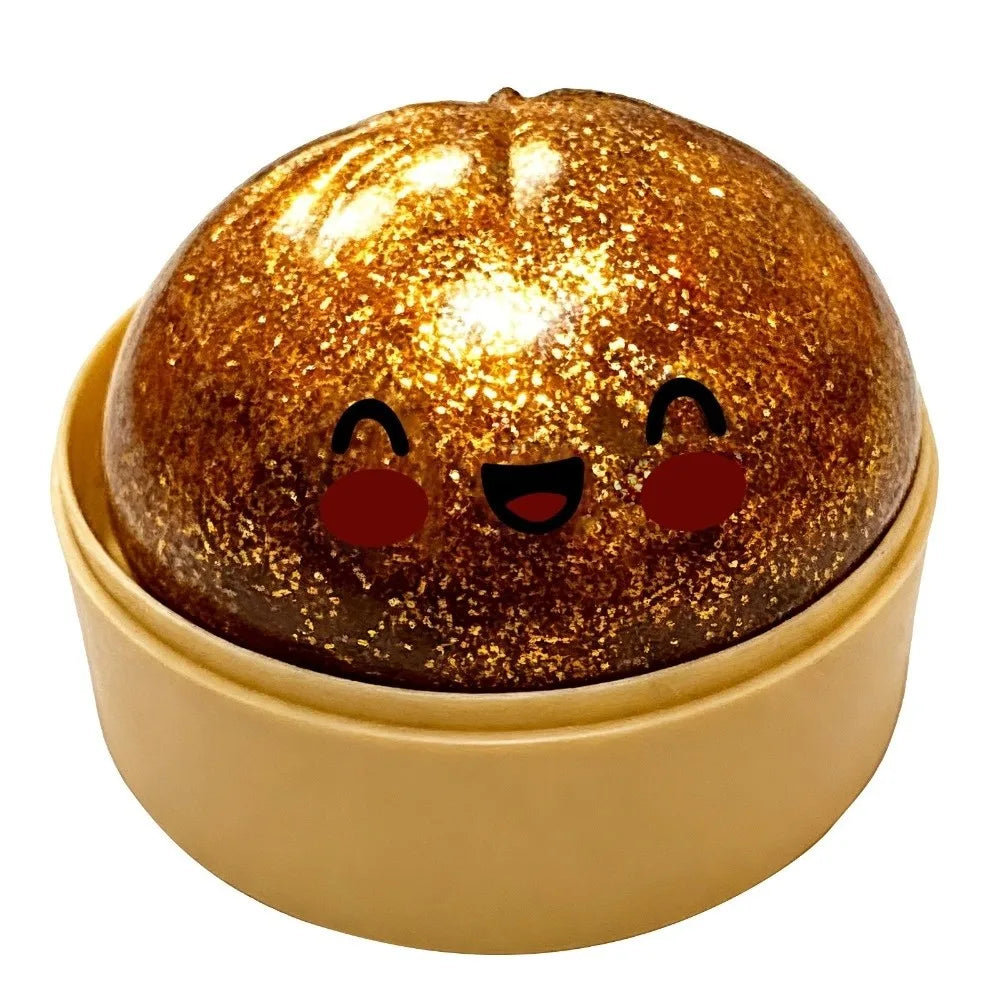 Velocitytoys™–Squishy Dumpling Stress Ball with Steamer Box – Slow Rise Sensory Toy